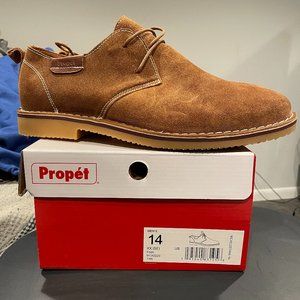New Propet Men's Shoes in Box, Size 14, Width 5E, Tan
